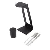 0.4mm Coffee Powder Needle Distributor Magnetic Detachable Coffee Stirrer Distribution Tool for Coffee Shop Black