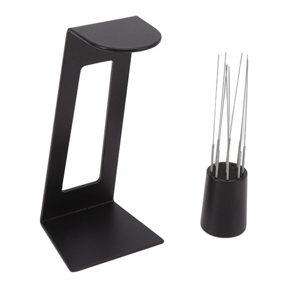 0.4mm Coffee Powder Needle Distributor Magnetic Detachable Coffee Stirrer Distribution Tool for Coffee Shop Black
