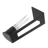 0.4mm Coffee Powder Needle Distributor Magnetic Detachable Coffee Stirrer Distribution Tool for Coffee Shop Black