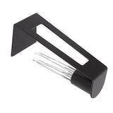 0.4mm Coffee Powder Needle Distributor Magnetic Detachable Coffee Stirrer Distribution Tool for Coffee Shop Black - Top-Down View