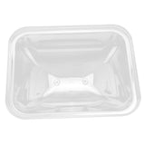 Splatter Cover Clear Transparent Acrylic Dustproof Rectangle Shape Convenient Practical Home Plate Covers for Kitchen L - Extra Image