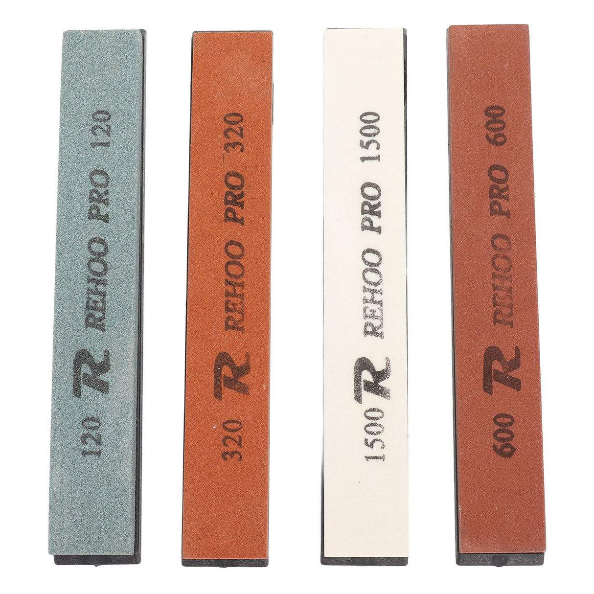 4Pcs Knife Sharpening Stone Knife Sharpener 120 320 600 1500 Grit for Scissors Chisels Axes