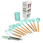 12pcs Nylon Cooking Utensil Set BPA Free Heat Resistant Prevents Stick Kitchen Utensil Set for Kitchen Tool