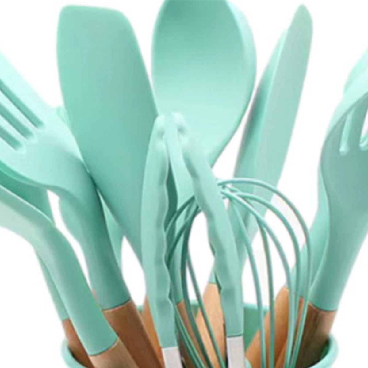 12pcs Nylon Cooking Utensil Set BPA Free Heat Resistant Prevents Stick Kitchen Utensil Set for Kitchen Tool