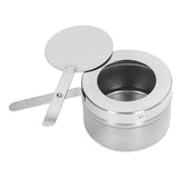 Wax Heating Furnace with Handle and Cover Stainless Steel Portable Food Heating Stove Cup