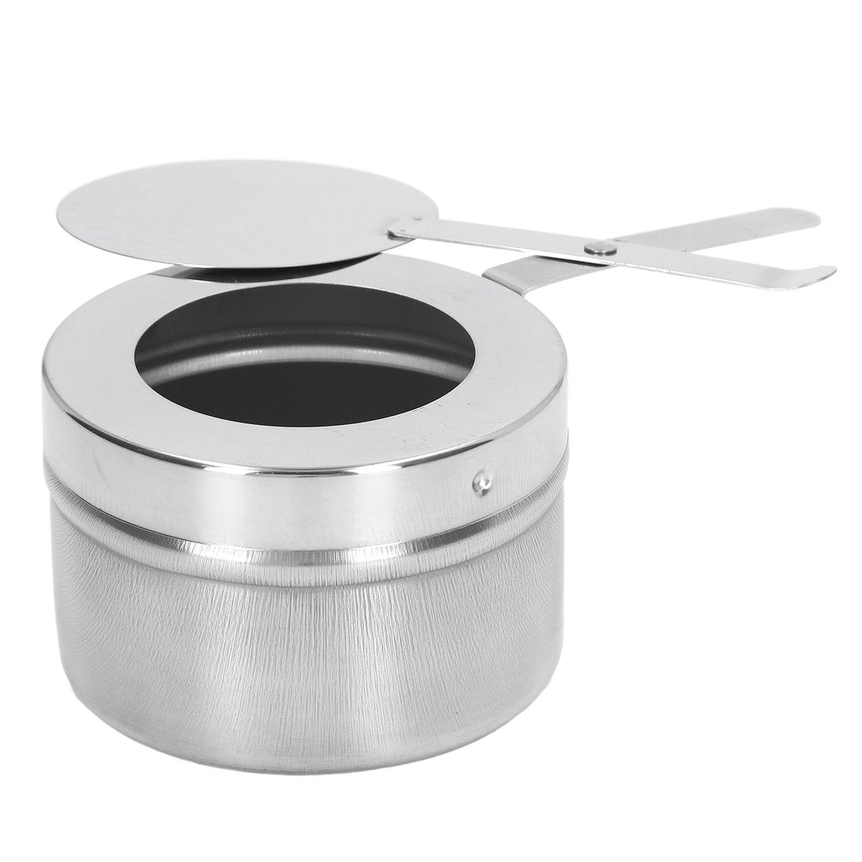 Wax Heating Furnace with Handle and Cover Stainless Steel Portable Food Heating Stove Cup