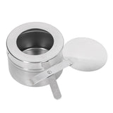 Wax Heating Furnace with Handle and Cover Stainless Steel Portable Food Heating Stove Cup
