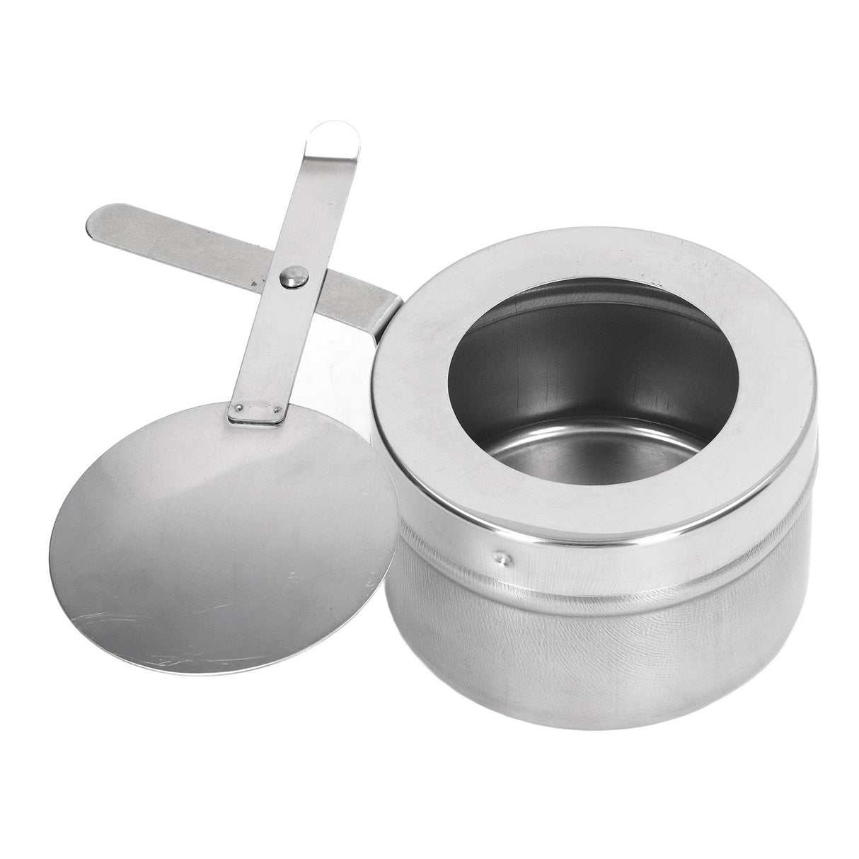 Wax Heating Furnace with Handle and Cover Stainless Steel Portable Food Heating Stove Cup