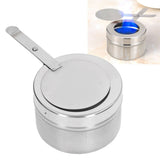 Wax Heating Furnace with Handle and Cover Stainless Steel Portable Food Heating Stove Cup - Extra Image