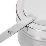 Wax Heating Furnace with Handle and Cover Stainless Steel Portable Food Heating Stove Cup