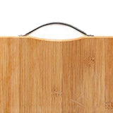 3 Pcs Bamboo Cutting Board Double Sided Double Use Different Sizes Wood Cutting Board Set for Home - Close-Up Angle