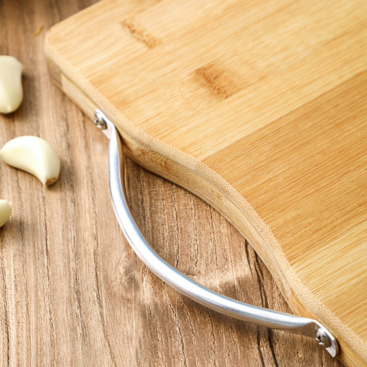 3 Pcs Bamboo Cutting Board Double Sided Double Use Different Sizes Wood Cutting Board Set for Home