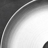 Stainless Steel Round Pizza Pan Tray Diameter 11.8in Round Brushed Metal Dinner Plates for Cake Dessert Fruit Western Cuisine