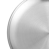 Stainless Steel Round Pizza Pan Tray Diameter 11.8in Round Brushed Metal Dinner Plates for Cake Dessert Fruit Western Cuisine - Extra Image