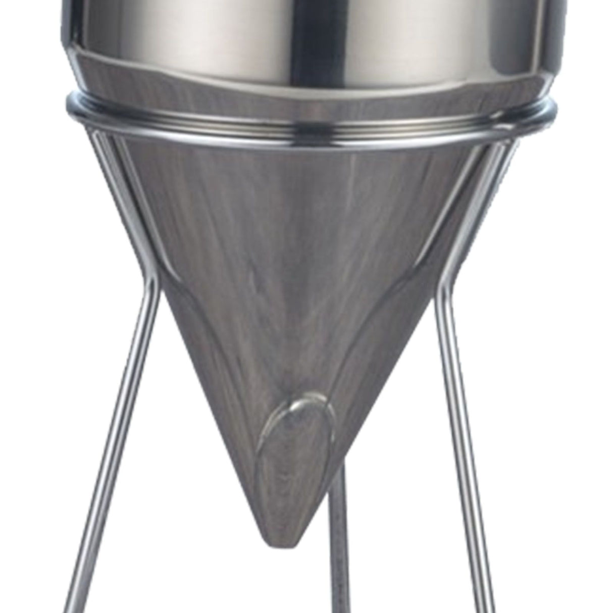 Stainless Steel Pancake Batter Dispenser Baking Cake Funnel Dispenser with Stable Rack for Takoyaki Ball Waffles