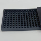 60x8x1CM Bar Rail Mat PVC Black Antiskid Bar Service Spill Mat for Coffee Hairdressing