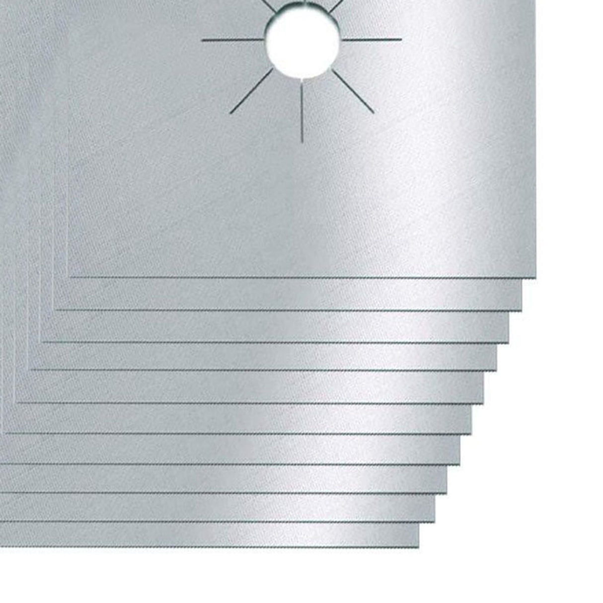 10pcs Gas Range Stove Cover Thickness 0.2mm Waterproof Reusable Heat Resistant Fiberglass Gas Stove Protector Pad Silver