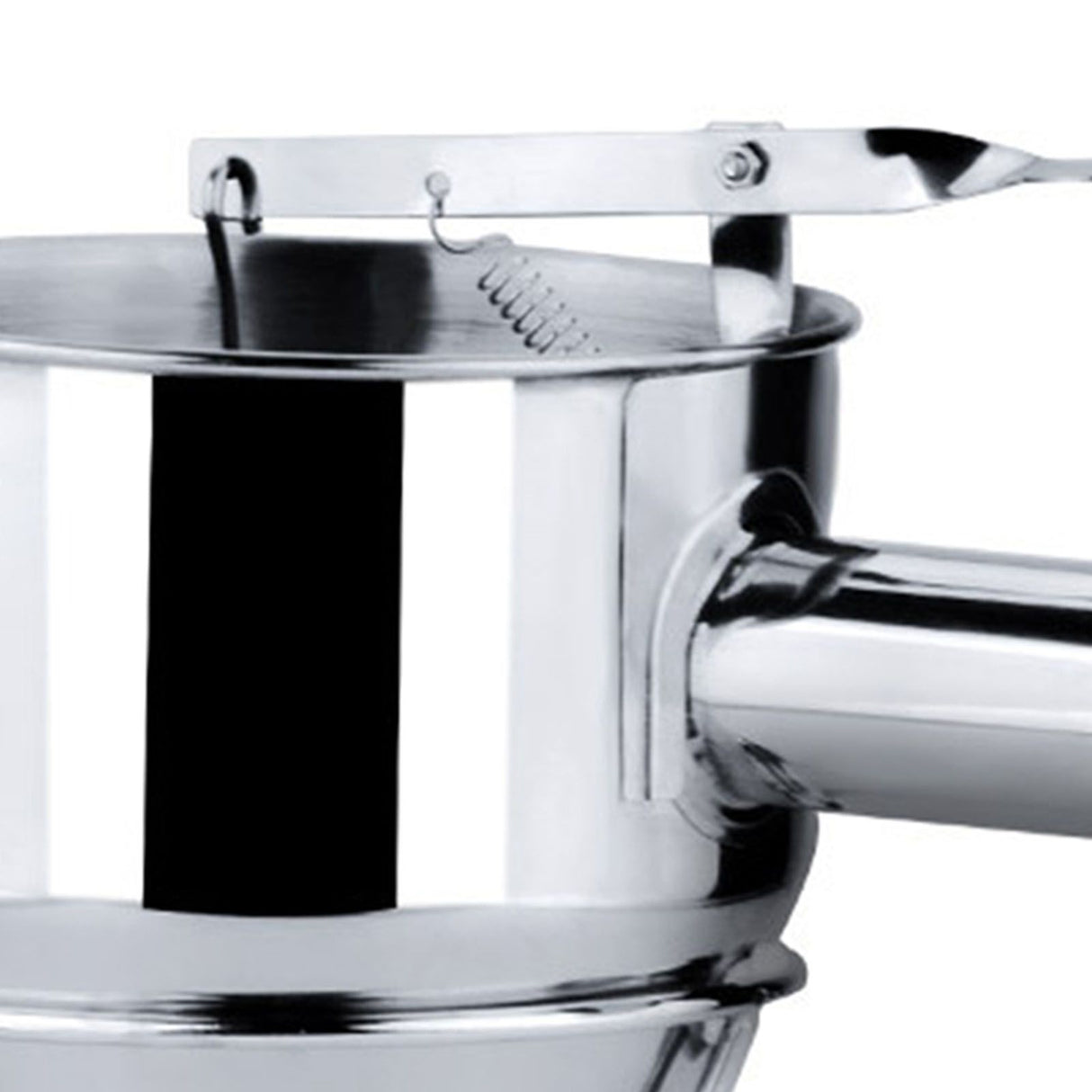 Stainless Steel Pancake Batter Dispenser Funnel 1200ML Large Capacity Conical Funnel with Rack Handle 21mm Aperture