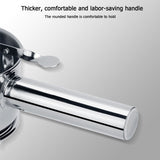 Stainless Steel Pancake Batter Dispenser Funnel 1200ML Large Capacity Conical Funnel with Rack Handle 21mm Aperture