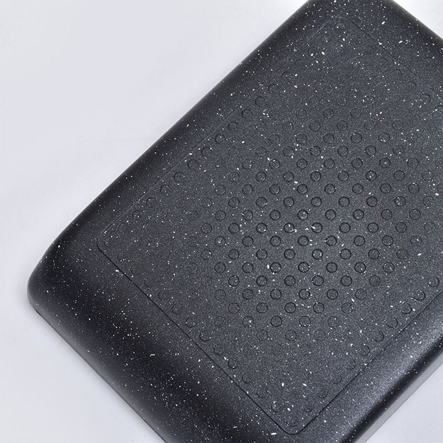 Mini Frying Pan Black Household Portable Japanese Style Egg Frying Pan Rectangular Mini Omelet Pan 13x18cm
