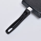 Mini Frying Pan Black Household Portable Japanese Style Egg Frying Pan Rectangular Mini Omelet Pan 13x18cm - Extra Image