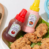 Plastic Mini Bento Soy Sauce Bottles Squeeze Salad Dressing Bottles Portable Sauce Containers - 45-Degree Angle