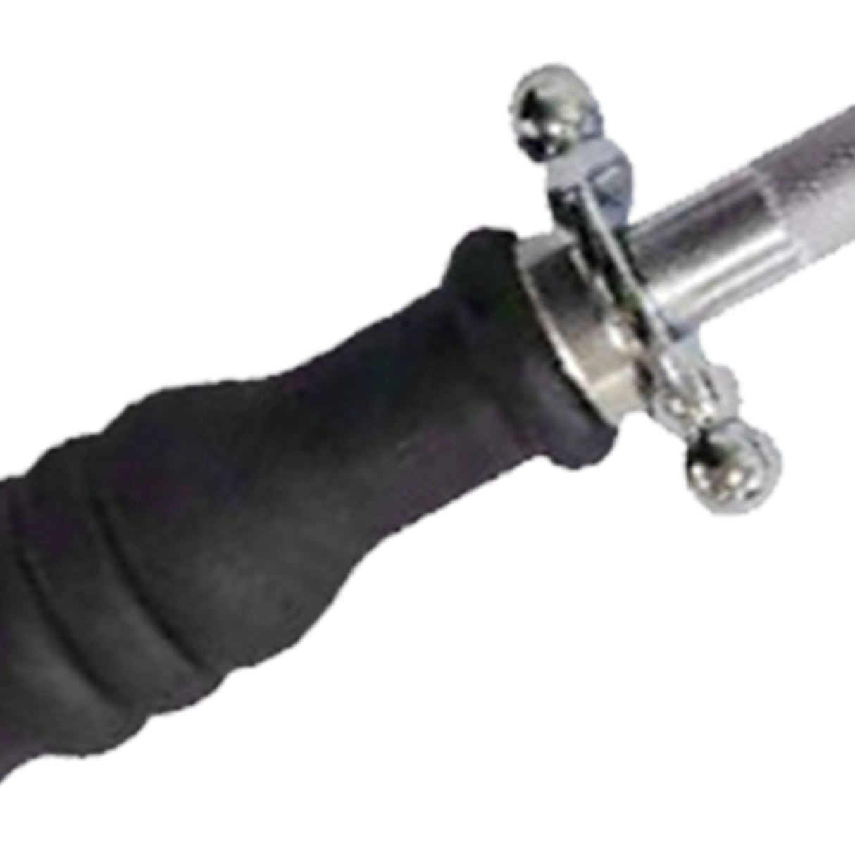 10in Knife Sharpener Stick Professional Honing Blade Sharpening Rod Stick for Home Business Black