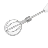 Electric Hand Mixer Three Different Speeds Battery Powered Handheld Milk Frother for Home Baking White - Extra Image