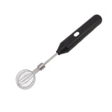 Electric Hand Mixer Three Different Speeds Battery Powered Handheld Milk Frother for Home Baking Black