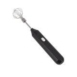 Electric Hand Mixer Three Different Speeds Battery Powered Handheld Milk Frother for Home Baking Black - 45-Degree Angle