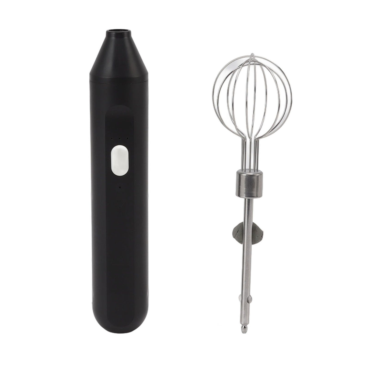 Electric Hand Mixer Three Different Speeds Battery Powered Handheld Milk Frother for Home Baking Black