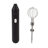 Electric Hand Mixer Three Different Speeds Battery Powered Handheld Milk Frother for Home Baking Black - Extra Image