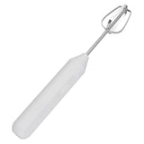 Electric Handheld Egg Beater Electric Milk Frother Coffee Blender Milkshake Blender Foamer Kitchen Tools White