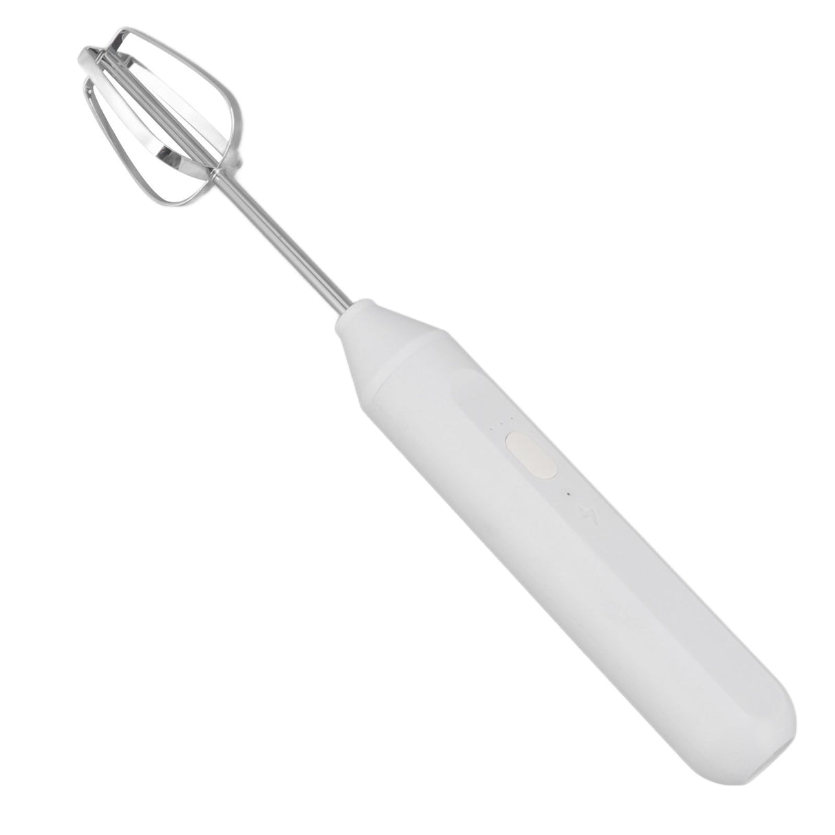 Electric Handheld Egg Beater Electric Milk Frother Coffee Blender Milkshake Blender Foamer Kitchen Tools White