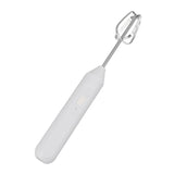 Electric Handheld Egg Beater Electric Milk Frother Coffee Blender Milkshake Blender Foamer Kitchen Tools White - Close-Up Angle