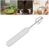 Electric Handheld Egg Beater Electric Milk Frother Coffee Blender Milkshake Blender Foamer Kitchen Tools White - Extra Image