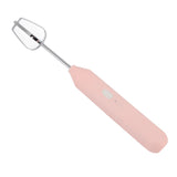 Electric Handheld Egg Beater Electric Milk Frother Coffee Blender Milkshake Blender Foamer Kitchen Tools Pink
