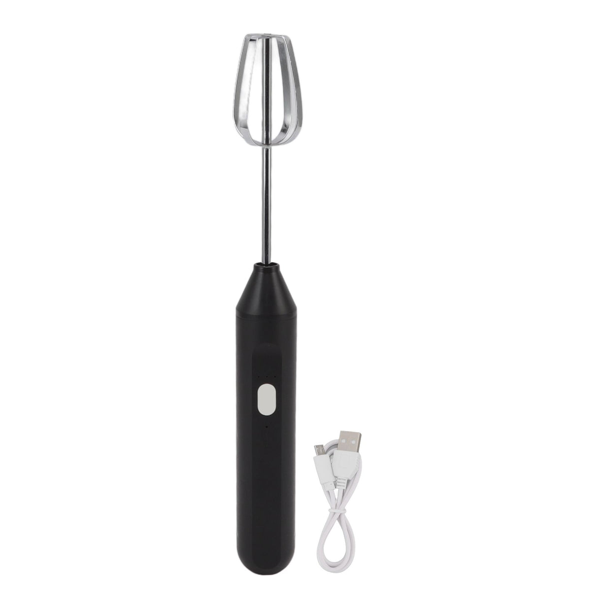 Electric Handheld Egg Beater Electric Milk Frother Coffee Blender Milkshake Blender Foamer Kitchen Tools Black