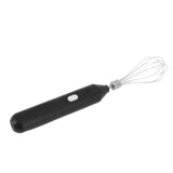 Electric Egg Beater Handheld USB Charging Milk Frother Portable Cordless Drink Mixer with Stainless Steel Whisk Black - Extra Image
