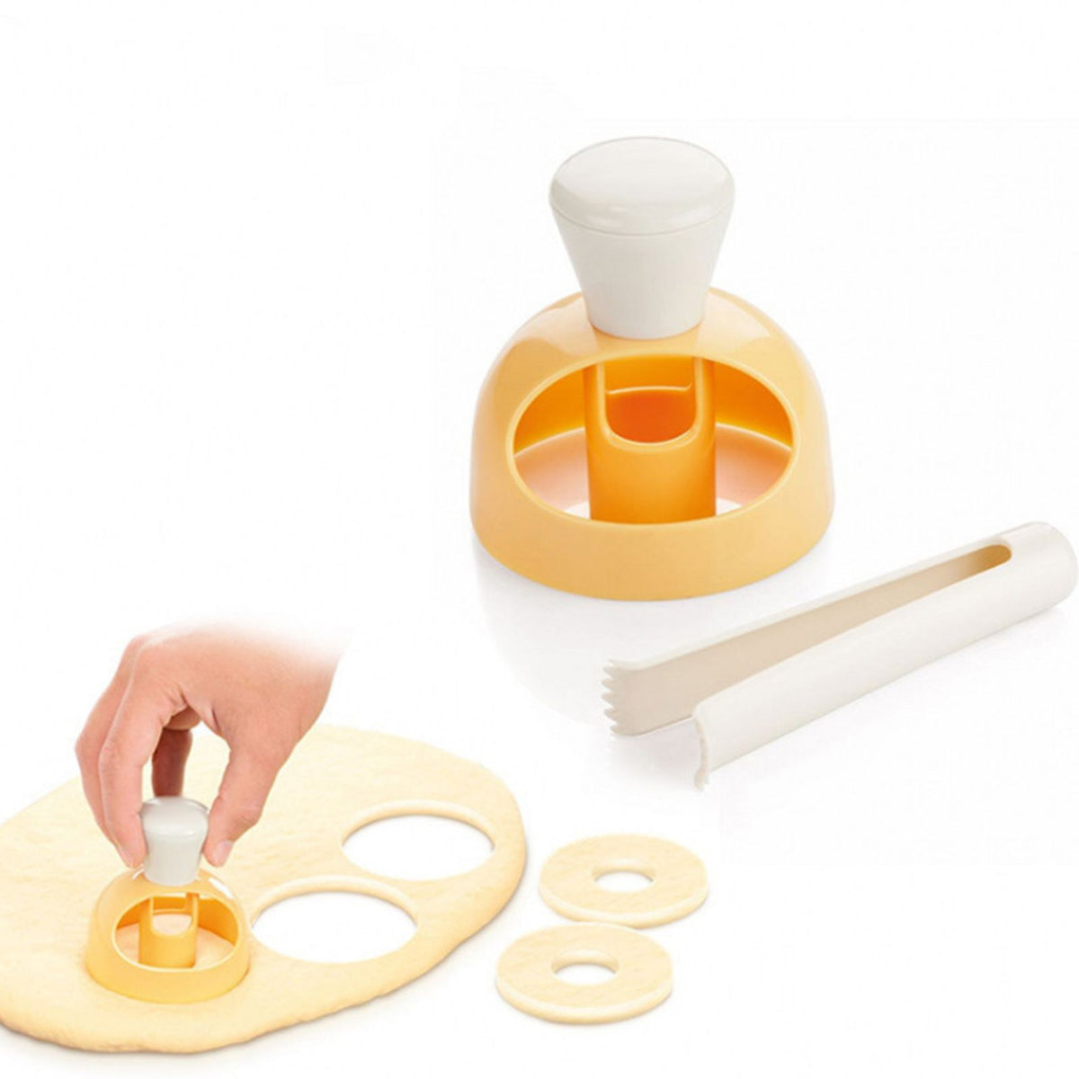 Donut Mold Plastic Reusable Practical DIY Donut Maker Donut Baking Mold for Kitchens Restaurants