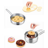 Donut Mold Plastic Reusable Practical DIY Donut Maker Donut Baking Mold for Kitchens Restaurants - Extra Image