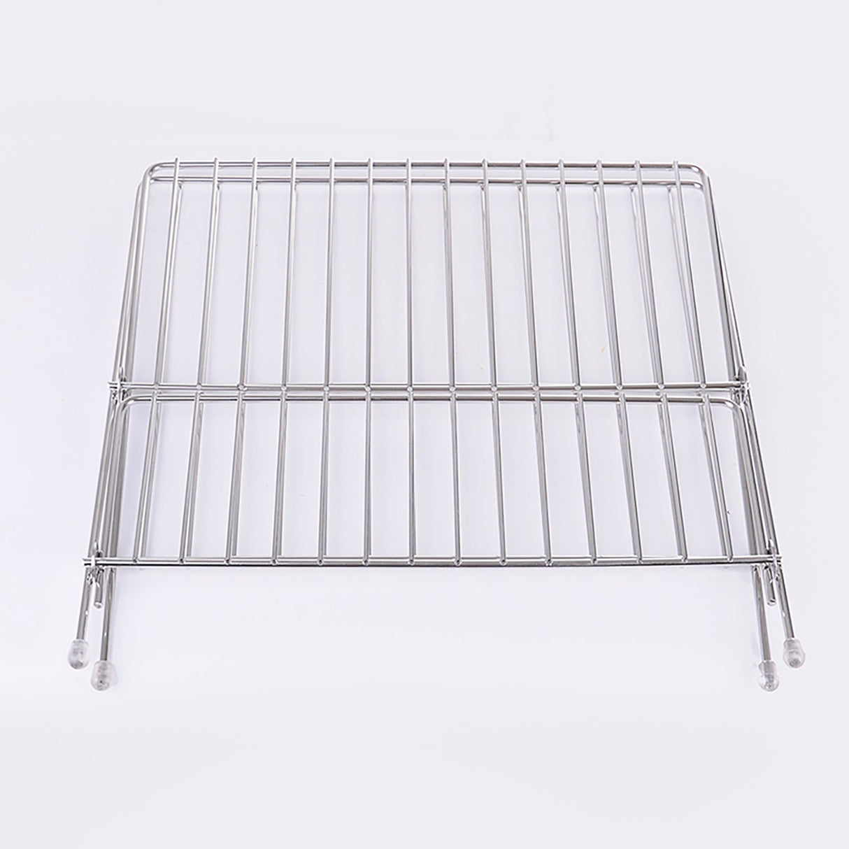 Dish Drainers Foldable X Shape 2 Tier Dish Drying Rack Dinner Plate Bowl Drying Holder Rack for Kitchen Counters