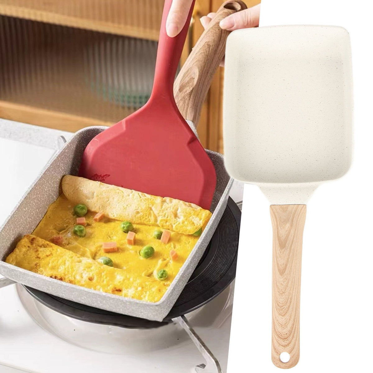 Tamagoyaki Omelette Pan Medical Stone Coating Nonstick Pan Home Pancake Breakfast Frying Pan