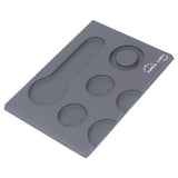 Coffee Tampers Mat Portable PVC Polished Back Antiskid Coffee Tamping Pad for Bar Cafe Home Grey - Extra Image