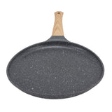 Frying Pan Prevents Stick Medical Stone Coating Aluminium Alloy Integrated Die Casting Breakfast Pan