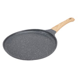 Frying Pan Prevents Stick Medical Stone Coating Aluminium Alloy Integrated Die Casting Breakfast Pan