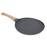 Frying Pan Prevents Stick Medical Stone Coating Aluminium Alloy Integrated Die Casting Breakfast Pan - Extra Image