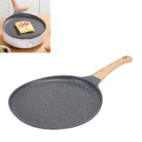 Frying Pan Prevents Stick Medical Stone Coating Aluminium Alloy Integrated Die Casting Breakfast Pan