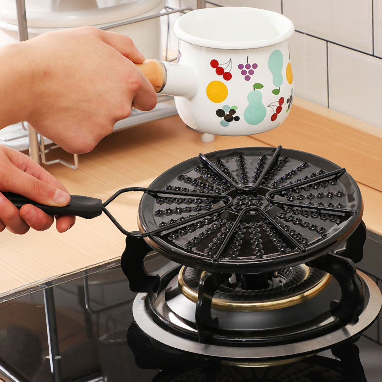 Heat Diffuser Fast Even Heating Isolate Open Fire Heat Storage Anti Burnt Gas Stove Diffuser