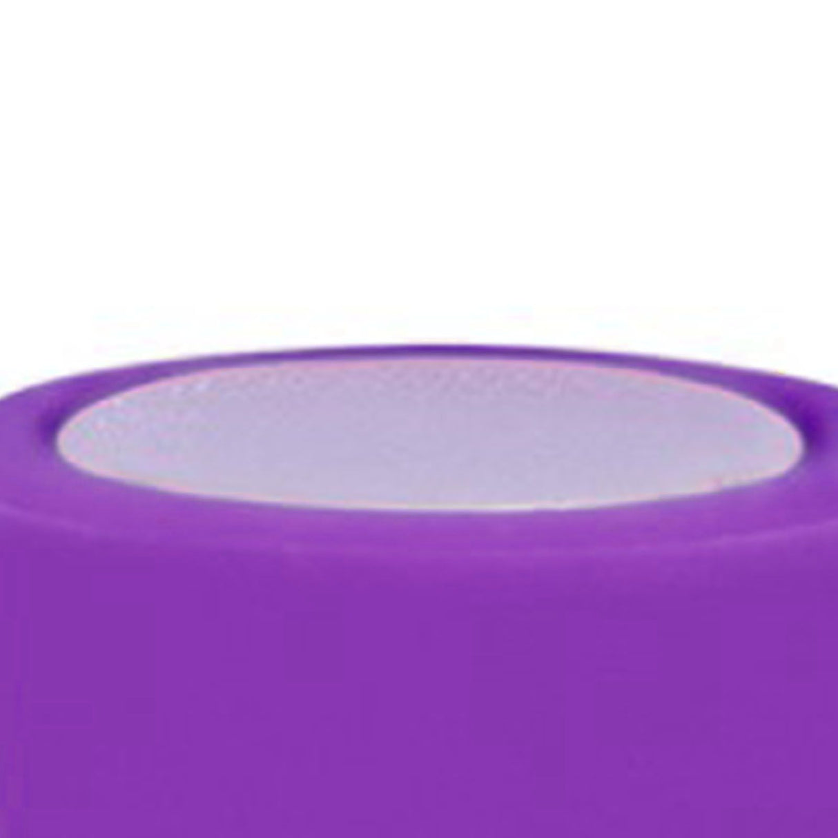 Wine Bottle Stopper Food Grade Silicone Stainless Steel 6.1x2.35cm Decorative Practical Reusable Wine Corks for Decoration Purple